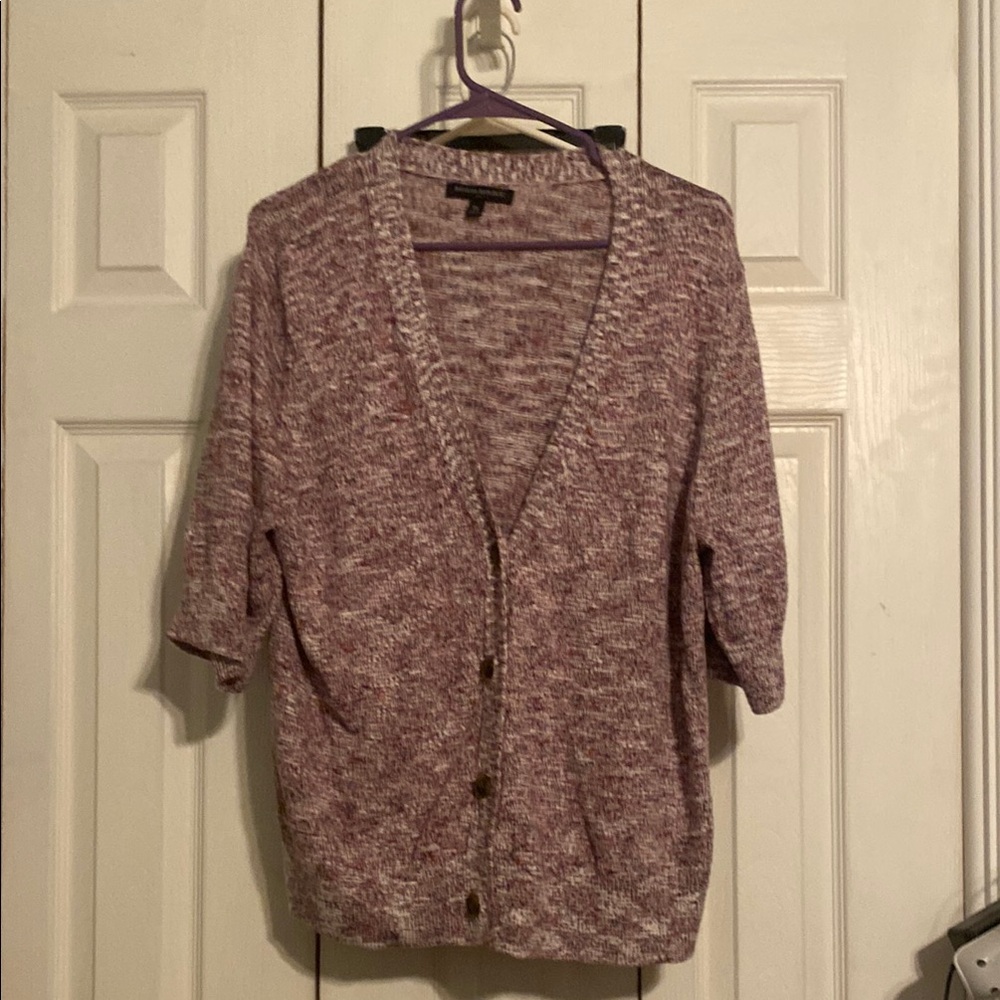 Banana Republic Red Cardigan Sweater V-Neck